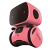 2022 New Toy Pink Robot Intelligent Robot Toy Dance Sing Repeating Recorder Touch Control Voice Control Gift Toy for Kids Age3+ 1