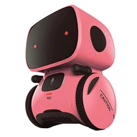 2022 New Toy Pink Robot Intelligent Robot Toy Dance Sing Repeating Recorder Touch Control Voice Control Gift Toy for Kids Age3+ 1