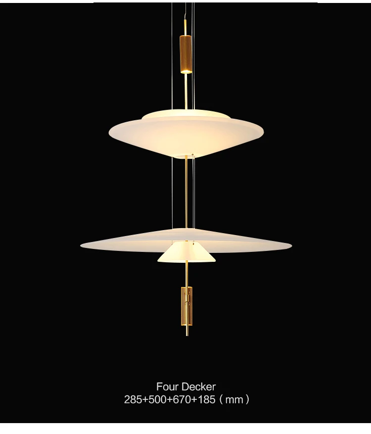 H8baca2fedf9648648492912b223ebd7ef Modern Personality LED Hanging Lamp Flying Saucer Home Decor Denmark Designer Dining Table Bar Living Room UFO Pendant Lights