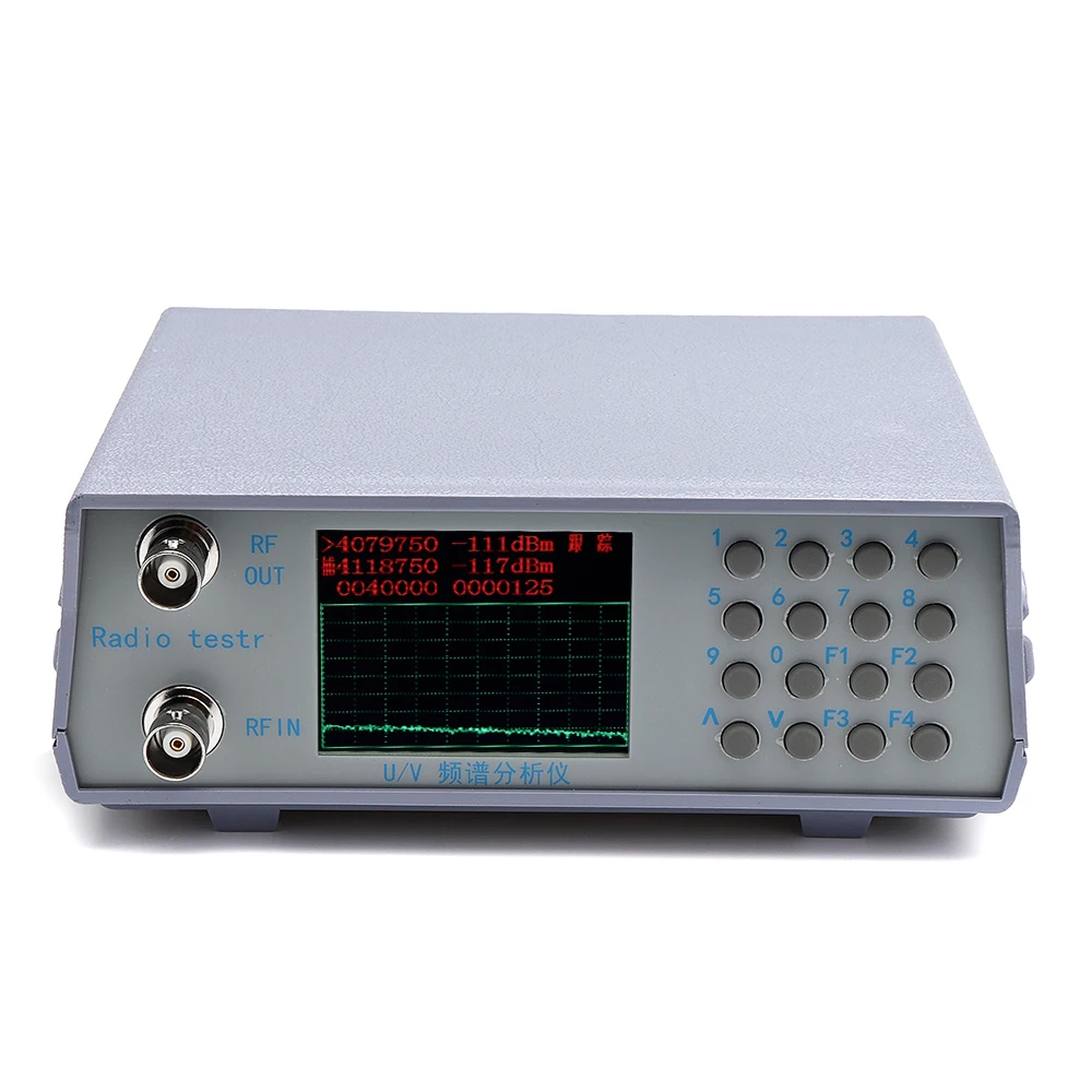 U/V UHF VHF Двухдиапазонный анализатор спектра простой анализатор спектра с w/отслеживанием источника 136-173 МГц/400-470 МГц