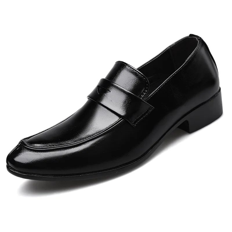 Handmade Leather Men Dress Shoes Fashion Party And Wedding Men'S Loafers Casual Shoes Men Driving Shoes 5