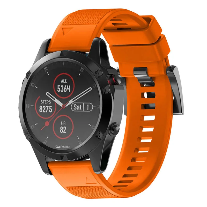 26 22 мм ремешок для часов Garmin Fenix 5 5X 5S 3 3 HR для часов Fenix 6X6 6S быстросъемный силиконовый ремешок Easyfit