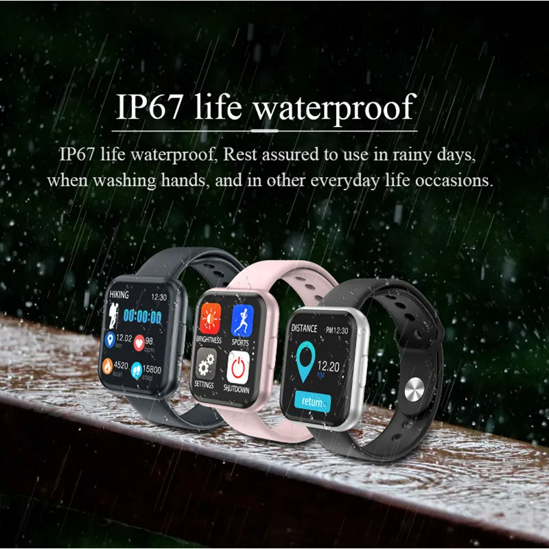 T88 smart watch Мода smart watch человек smart watch Женская фитнес трекер монитор сердечного ритма весь экран сенсорный экран Смарт-браслет