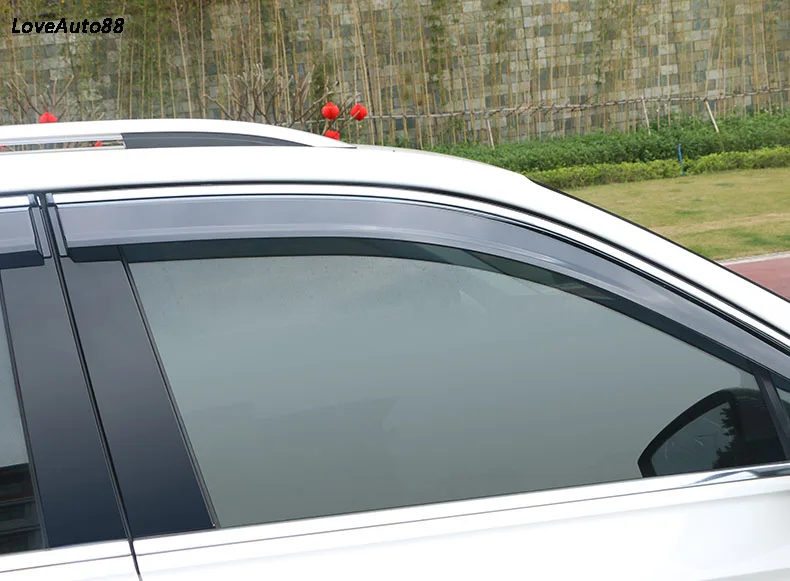 Козырек для окна автомобиля, защита от дождя, защита от солнца, боковая накладка на окна, автомобильные аксессуары для Volkswagen VW Tiguan MK2, автомобильные аксессуары