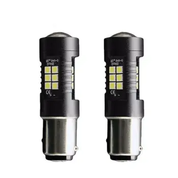 

White LED Light 3030 SMD P21W 1157 BAY15D Aluminum Daytime running Reversing