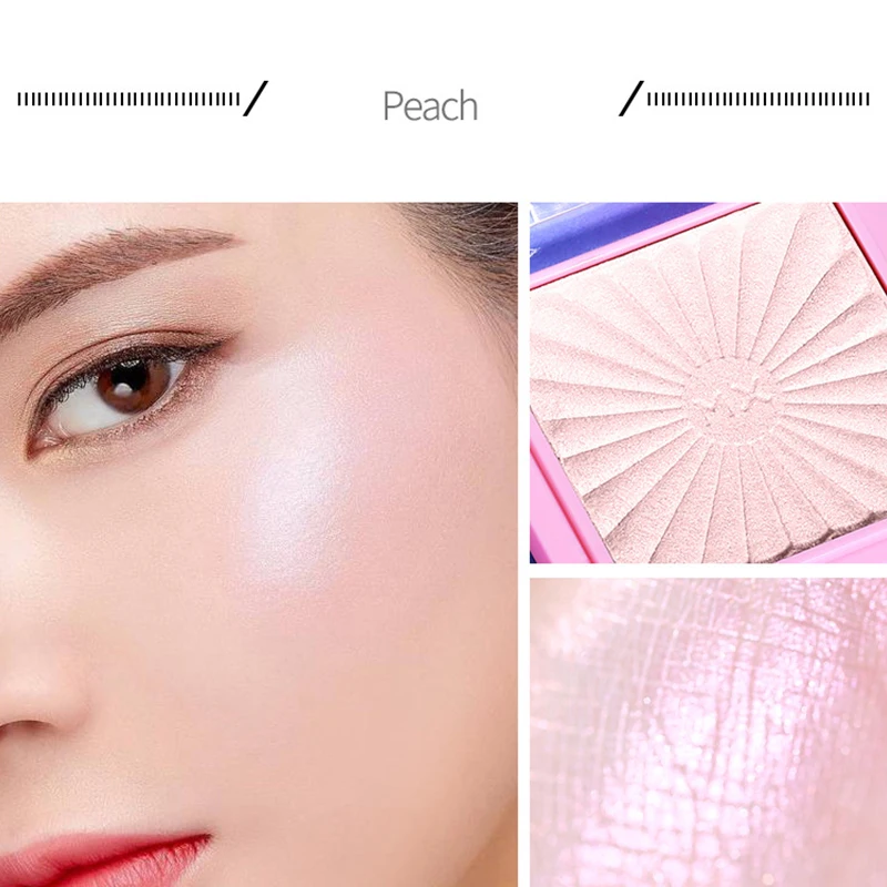 Highlighter Powder Palette High Gloss Shimmer Powder Bronzer Repairing Makeup Cosmetic