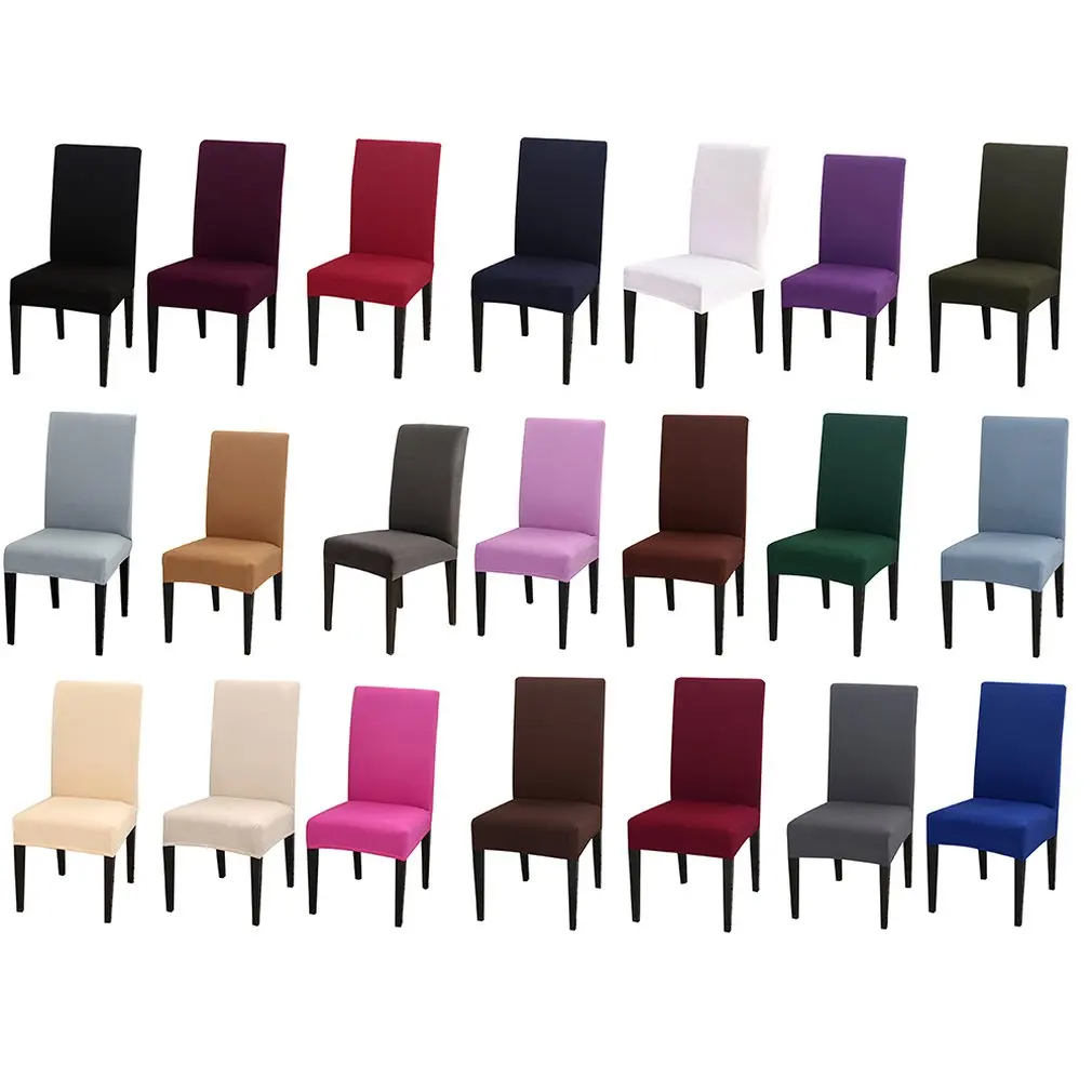 Printing Chair Cover Universal Size Stretch Polyester Chair Protector for Hotel Wedding Party Banquet Dining Room Home Decor