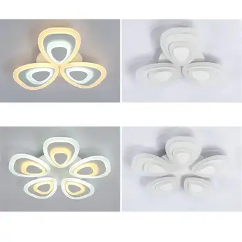 

Acrylic Modern LED Ceiling Light Remote Dimmable Ceiling Lamp Hallway Bedroom Indoor Lighting Fixture Home Decoration 110-220V