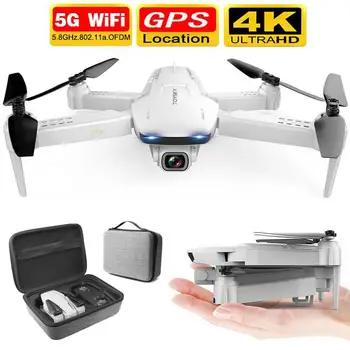 

2020 New S162 Drone Gps 4k Hd 1080p 5g Wifi Fpv Quadcopter Flight 20 Minutes Rc Distance 500m One Click Return Drone Pro Toy E68