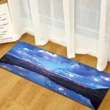 Красивый Небесный напольный коврик с длинными волосами, нескользящий пушистый коврик, современный ковер, коврик для ресторана, дома, спальни, коврик