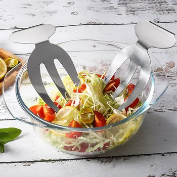 

Stainless Steel Salad Claw Salad Fork Salad Hands Tosser Salad Servers Tools Kitchen Tool for Home Restaurant Party