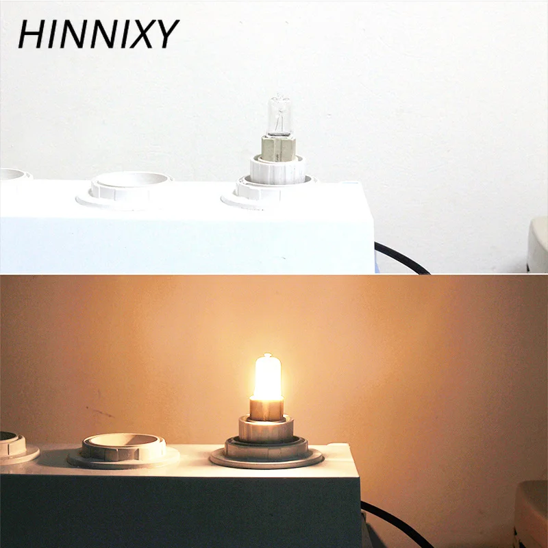 Hinnixy100шт/лот G9 галогенная лампа 25/40/60 Вт 2800 к теплая белая 110В/220В прозрачная супер