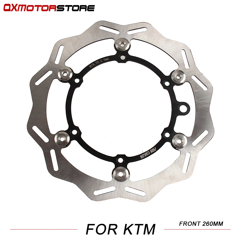 

Motorcycle 260MM Front Floating Brake Disc Rotor For KTM EXC SX SXS XC XCW XCF XCFW 125 150 200 250 300 350 450 525 530 1994-21