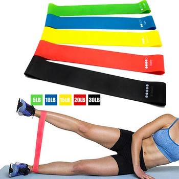 

Exercise Bands Latex Resistance Elastic Band Assist Bands Fitness 4pcs Resistance Band ZJ55