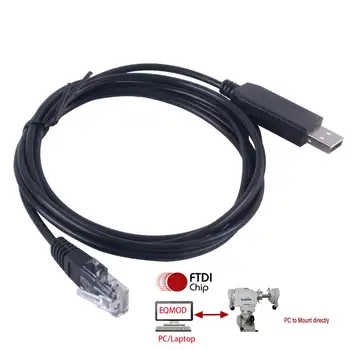 

PC or Asiair to Skywatcher Telescopes Mount Goto Control EQMOD ASCOM Synscan Cable for HEQ5pro AZEQ5 AZEQ6 EQ6-R