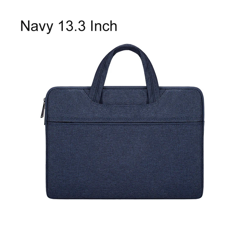 Navy 13.3 Inch Женская Мужская сумка, сумка для ноутбука, сумка для путешествий, деловой мужской портфель, 13,3, 14,1, 15,6 дюймов, сумка для ноутбука для Macbook Air Pro, чехол для ПК - Цвет: Navy 13.3 Inch