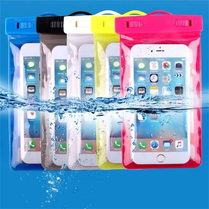 Free shipping mobile phone bag water proof swimming cellphone case High permeability underwater universal for under 6.0 inch