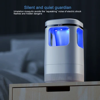 

USB Mosquito Killer Lamp Ultrasonic Bug Pest Insect Trap Mute Radiationless Repellent Electric LED Mosquito Killer Light