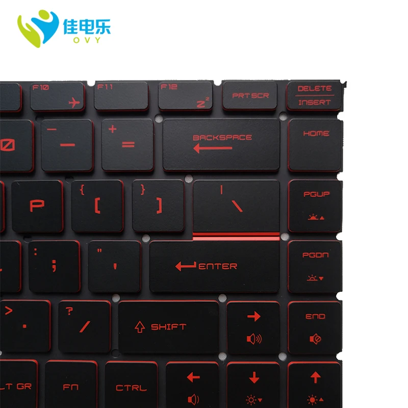 Клавиатура для ноутбука OVY US для MSI GV65 с подсветкой P/N: NSK-FDABN