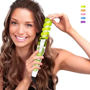 

Electric Auto Spiral Curling Iron Professional Hair Curler Fast Heating Styling Tool EU Plug