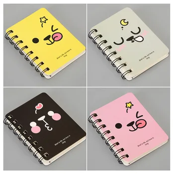 

4pcs Notebook Portable Pocket Mini Cartoon Notepad Notebook Diary Book for Diary Book