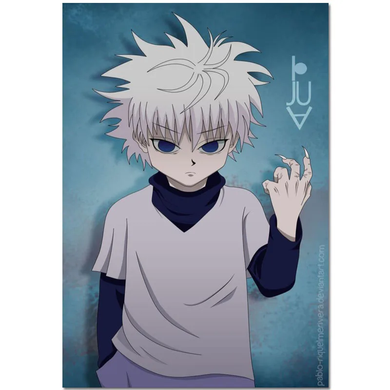 Hunter X Hunter Killua Zoldyck art prints online, buy art prints online,  prints for sale, art prints Shower Curtain by Favor Ama-Iruobe - Pixels