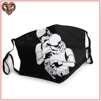 

Men facemasks masks for germ protection Humor Star Wars Stormtrooper cool washable reusable breathable cotton face shield masks