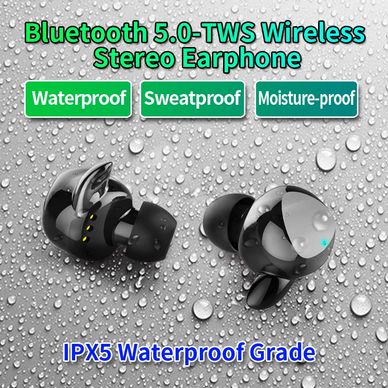 TWS X30 высококлассные стерео Bluetooth 5,0 наушники вкладыши сенсорное управление беспроводные наушники водонепроницаемые Bluetooth спортивные наушники