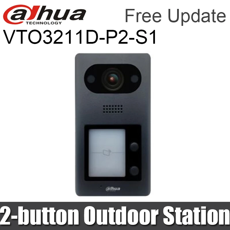 Dahua VTO3211D P2 S1 IP 2 button Villa Outdoor Station video intercoms Built in Speaker Night Vision vto3211D P2|Видеодомофон| |