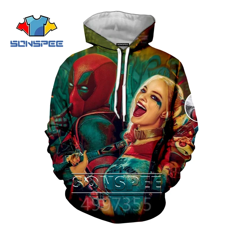 SONSPEE joker/толстовка с 3D принтом; детские толстовки для мальчиков и девочек-подростков в стиле хип-хоп; забавная Осенняя уличная толстовка; пуловер; детский топ; C120