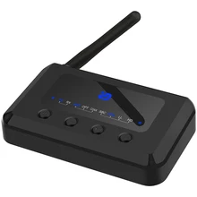 MR265 Bluetooth 5,0 HD аудио передатчик приемник 2-в-1 двойной режим для ТВ/колонки/PC оптический коаксиальный AptX LL/HD