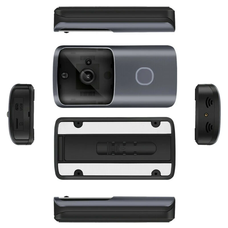 

Smart Doorbell Rechargeable Intercom Monitor Device WiFi Motion detection