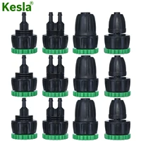 KESLA 3X Garden Tap Adapter Splitter Hose Connectors Female 1/2" 3/4" to 4/7mm 8/11mm 16mm Drip Irrigation Watering Pipe Fitting 1