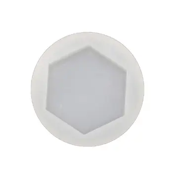 

DIY Hexagon Bottom Trays Resin Silicone Mold Jewelry Making Tools Art Crafts