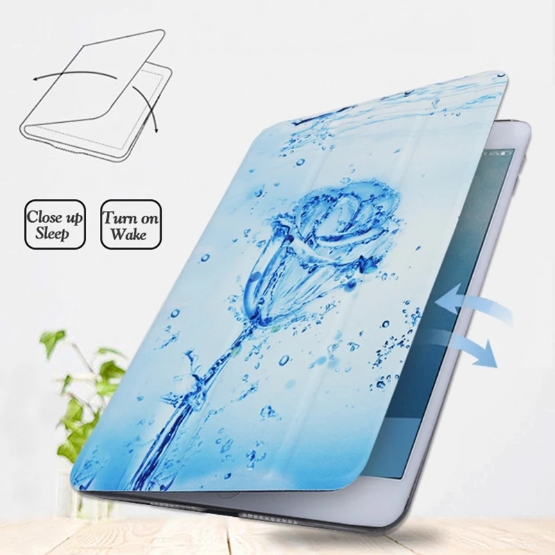 Чехол qijun для iPad 10,2 дюймов с магнитной подставкой из искусственной кожи, умный чехол для планшета для iPad 7th Gen A2200 A2123 10,2 '', чехол