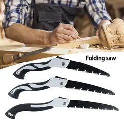 Scie pliante multifonctionnelle pour le travail du bois, coupe à la main, pour couper le bois, le carrelage et le métal 