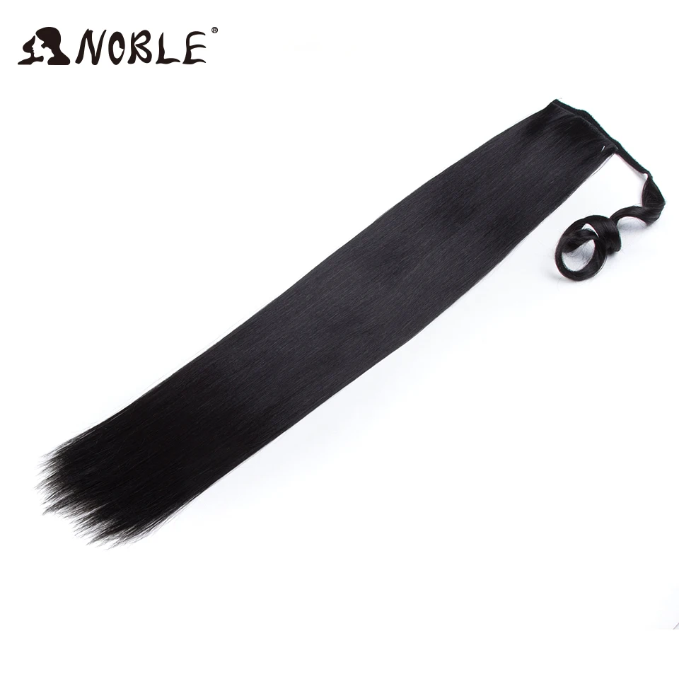 Hair Extensions 32 Inch Wrap Around Clip In Ponytail Heat Resistant Synthetic Pony Tail Fake Hair