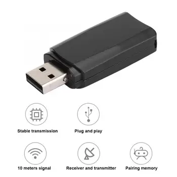 

2 in 1 Bluetooth Transceiver Wireless Car Audio Receiver Transmitter Adapter for PC TV Hot