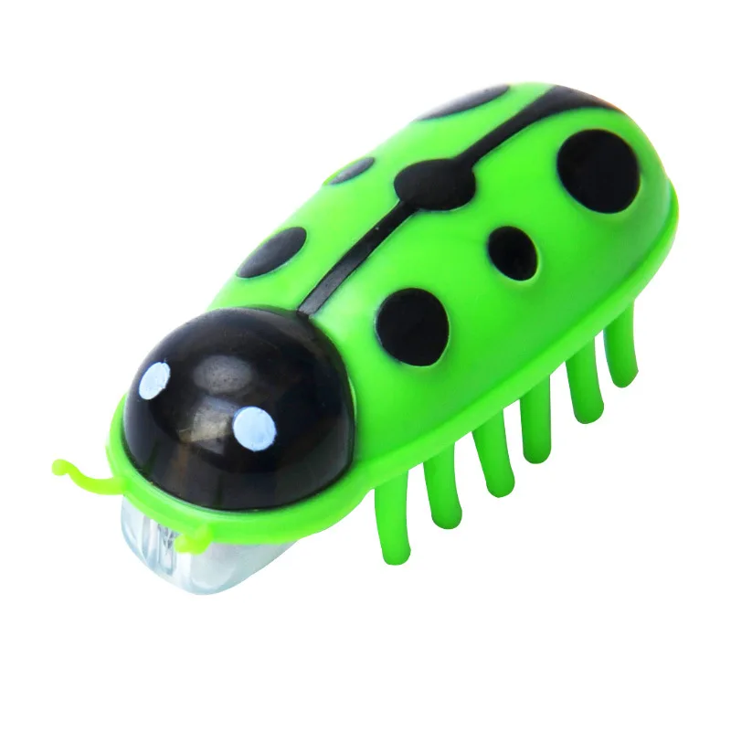 Green ladybug Игрушка для домашних животных электрическая мышь кошачья интерактивная игрушка Вибрирующая Go Мини Электронная Жук маленькая мышь забавный кот артефакт товары для домашних животных - Цвет: Green ladybug