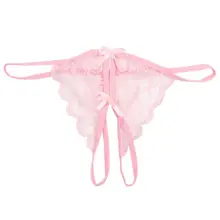 Женское нижнее белье с ремешком, женские прозрачные трусики(розовые