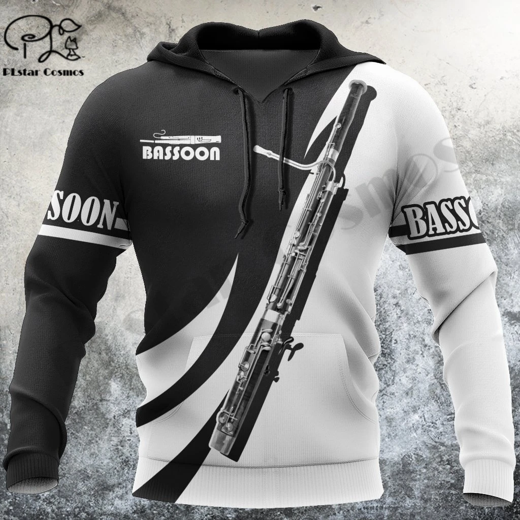 

PLstar Cosmos 3Dprinted Newest Bassoon Musical Instrument Harajuku Streetwear Unique Unisex Casual Hoodies/Sweatshirt/Zip C-4