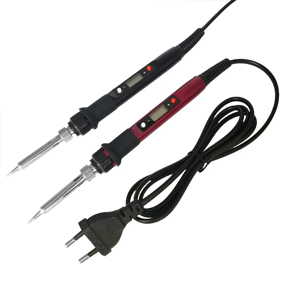 best soldering iron for electronics 80W Digital Electric Soldering Iron Kit Set Temperature Adjustable 220V 110V  Welding Tool  Ceramic Heater Soldering Tips Rework electric soldering iron