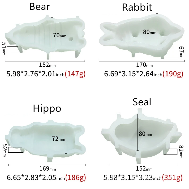 Горячие животные силиконовые мусс формы для выпечки собака медведь торт десерт помадка плесень Фрукты шоколадные Moule Кондитерские сковороды формы для выпечки