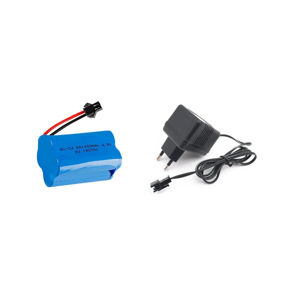 4,8 v 1400mah Ni-Cd аккумулятор+ 4,8 v USB зарядное устройство Nicd AA 4,8 v перезаряжаемый аккумулятор для RC автомобилей 4,8 v RC лодка игрушка Батарея - Цвет: Золотой