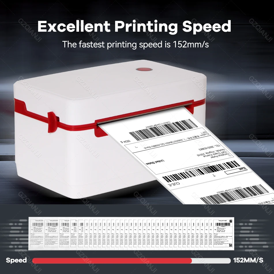 2023 ultimo USB stampante termica per indirizzi di spedizione lettera di  vettura 100 110mm stampante per etichette di spedizione per rotolo di carta  per etichette logistiche Express