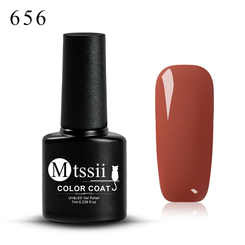 Mtssii 148 цветов 7 мл замачиваемый матовый эмалированный Гель-лак Светодиодный УФ-гель для ногтей лак основа верхнее покрытие дизайн ногтей маникюр - Цвет: BW2384