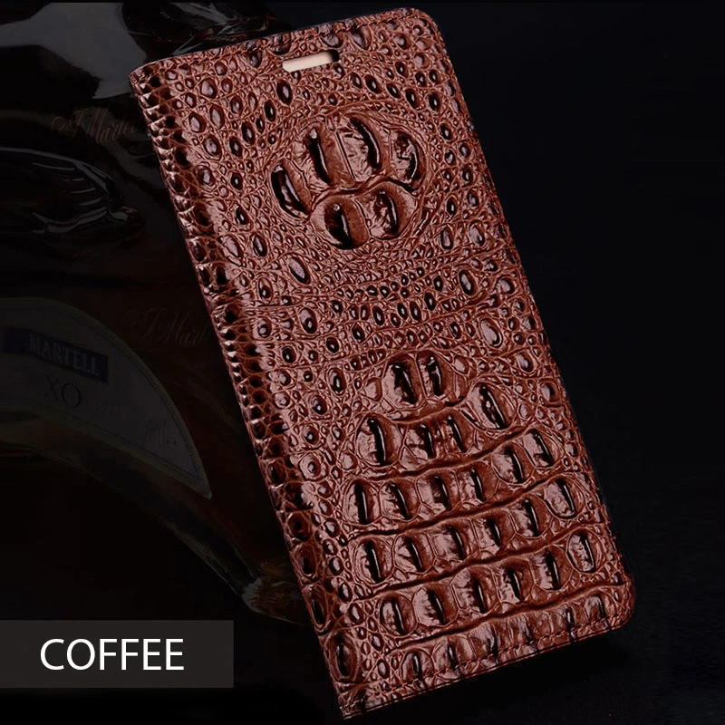 Leather Flip Phone Case For iPhone 11 Pro Max For Apple SE 2020 X XS Max XR 6 6S 7 8 Plus Cowhide Crocodile Head Wallet Bag magnetic phone case Cases For iPhone