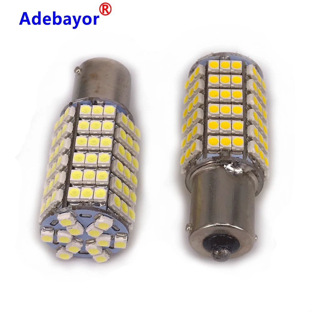 20 шт./лот 1156 BA15S p21w 120 SMD 3528 светодиодный задний тормозной светильник, Задний сигнал поворота, стояночный, дневной, ходовой, светодиодный, 12 В, белый