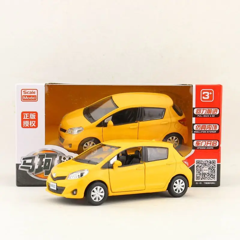 Горячая продажа 1:36 Yaris модель автомобиля Toyota SUV роскошный автомобиль сплав литой