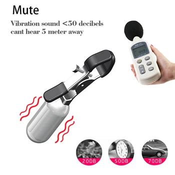 20 Frequency Nipple Vibrator Vibrating Nipple Clamps Clitoral Clip Breast Massage Clitoral Stimulation Female Sex Toys for Women 4